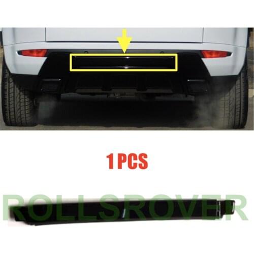 ROLLSROVER Rear Bumper Cover Molding Trim For Range Rover Evoque Dynamic 2012-2018 Black