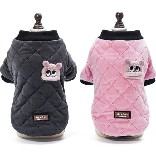 Autumn Winter Pet Dog Clothes For Dogs Thicken Warm Puppy Dog Coat Jacket Soft Fleece Chihuahua French Bulldog Clothing Outfits