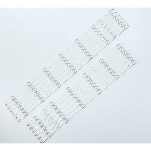 100% New 12pcs/Kit LED strips for HAIER 55 TV 55E5500U CN55GK725 CN55GK720 CRH K553535T0613 CRH-K553535T0613