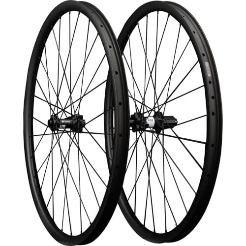 29er bike carbon mtb disc wheels AM 45x25mm Asymmetry tubeless DT350S Straight pull boost 110x15 148x12 mtb bike wheels 1420