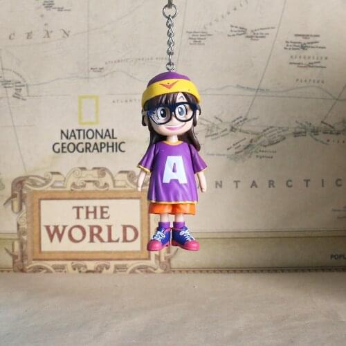 Vogue Key Chain Pandent Akira Toriyama Dr.Slump Robot Girl Arale 9CM Bag Pendant Figure Model Toys Gift