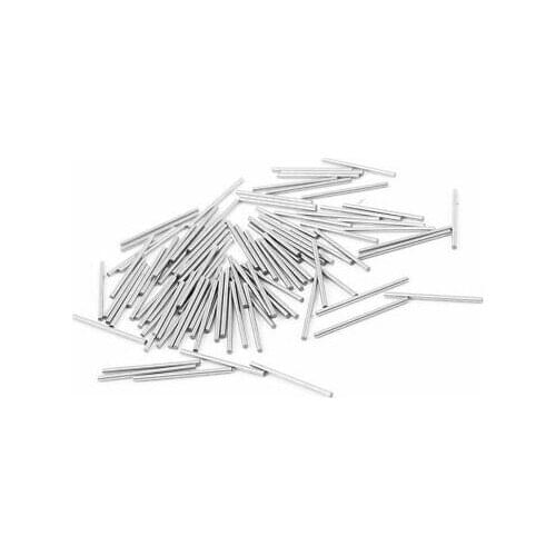 100 Pcs Stainless Steel 0.9mm x 15.8mm Dowel Pins Fasten Elements