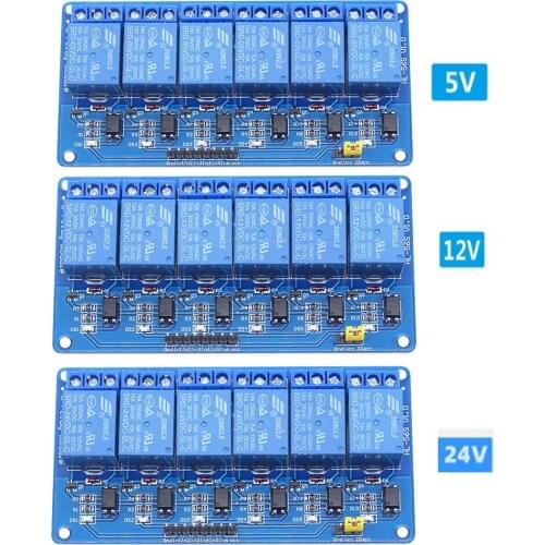 6 channel relay module with optocoupler Relay Output for arduino In stock Low level electric trigger PLC relay controller board