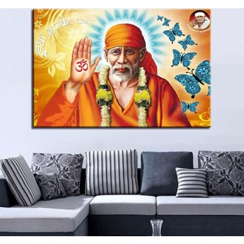 5D Full diamond painting India Lord God Sai Baba DIY Diamond embroidery on the photo diamond mosaic Cross Stitch home decor