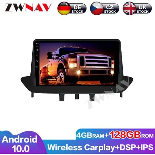 Auto Radio Multimedia 4G+128G Android10 DSP Audio DVD Player Cars Navigation For Renault Megane 2009-2014 GPS Head Unit