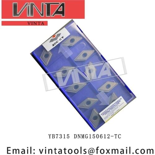 Free shipping high quality 10pcs/lots YB7315 DNMG150612-TC cnc carbide turning inserts cutting blade tools