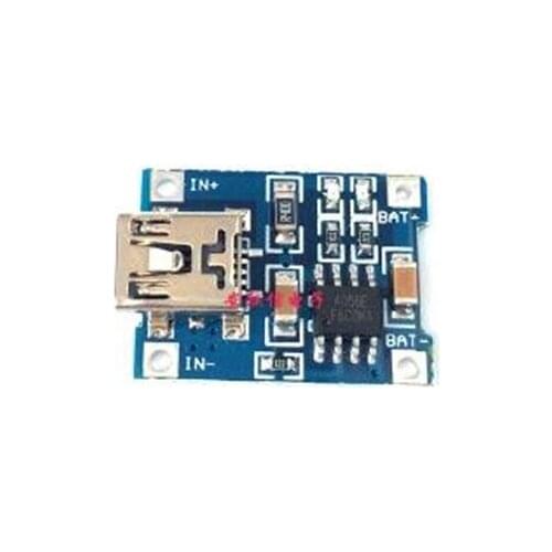 Free Shipping!!! 1A lithium battery charging board / MINI USB / socket interface / mini female /Electronic Component