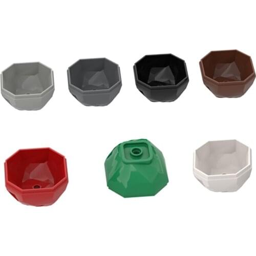 BuildMOC Compatible Assembles Particles 4x4 Down the Rock 30294 Building Blocks Parts DIY LOGO Educa