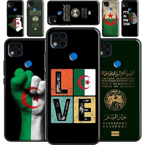 Algerian Passport Flag Case For Redmi Note 9 Pro 7 8T 9S Redmi Note 8 Pro Coque For Redmi 9 9A 9C Back Cover