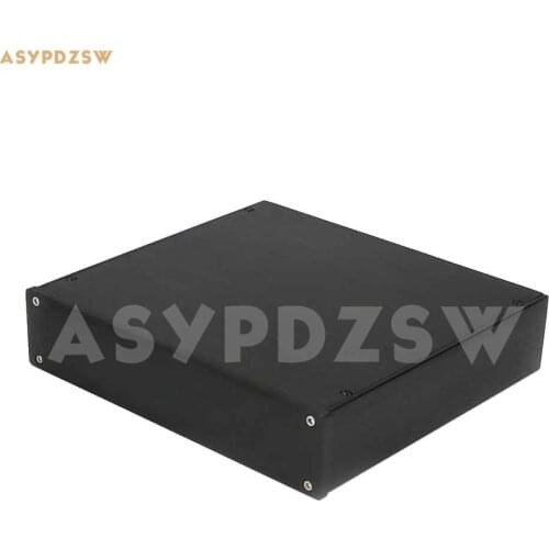 BLACK 2204 Aluminum Preamplifier enclosure DAC case Headphone amplifier chassis