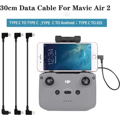 Data Cable For Mavic MINI 2 Control Micro USB Type-c IOS Android OTG For DJI Mavic Air 2 Tablet Smartphone Drone Accessories