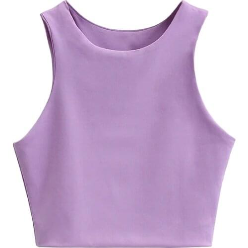 Summer white crop tops women 2020 sexy tank tops for women vintage cute tops woman sexy top pink womens clothing