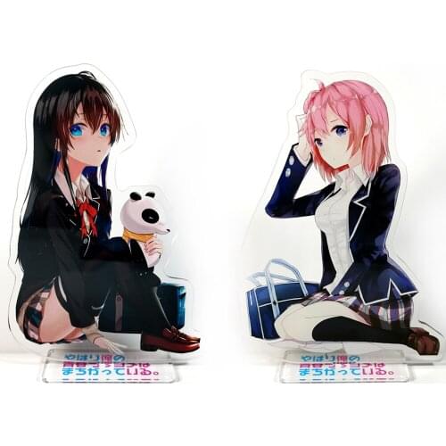 My Teen Romantic Comedy SNAFU Yukinoshita Yukino Yuigahama Yui acrylic standee figurines desk decoration
