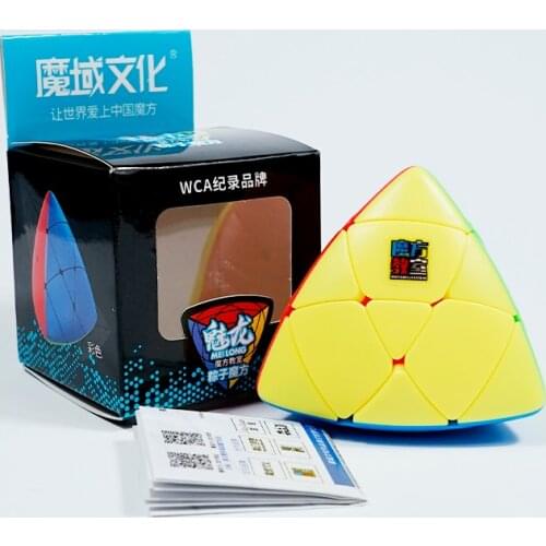 Moyu MoFangJiaoShi Meilong 3x3 Mastermorphix Stickerless Puzzle 3x3x3 Rice dumpling Speed Cube Magic Puzzle Toys for Kids