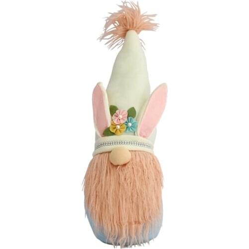 Easter Bunny Gnome Girl Room Decor Gifts Nordic Swedish Nisse Scandinavian Tomte Elf Home Ornaments