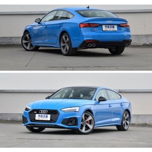 Suitable for 20 Apply New Audi S5 Modified Karbel Fiber Front Rear Lip Tail A5 Kable Dry Carbon Surround