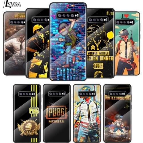 Popular Games PUBG For Samsung Galaxy S21 Ultra Plus 5G M51 M31 M21 Tempered Glass Cover Shell Luxury Phone Case