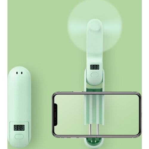 Portable Fan Usb Charging Foldable Adjustable Speed Quiet Cooling Rest Fan Desk Wearable Hand Held Fans Adjustable Speed