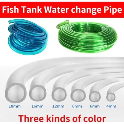 4/6/8/10/12/13/14/16/18/19/20/25mm Fish Tank Water Pipe Aquarium Hose Cleaning Tool Garden Irrigation Faucet External Water Pipe