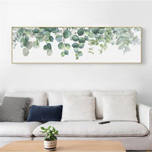 Scandinavian Style Plants Poster Green Leaves Cactus Wall Art Canvas Painting Nordic Minimalism Decorative Picture Home Decor