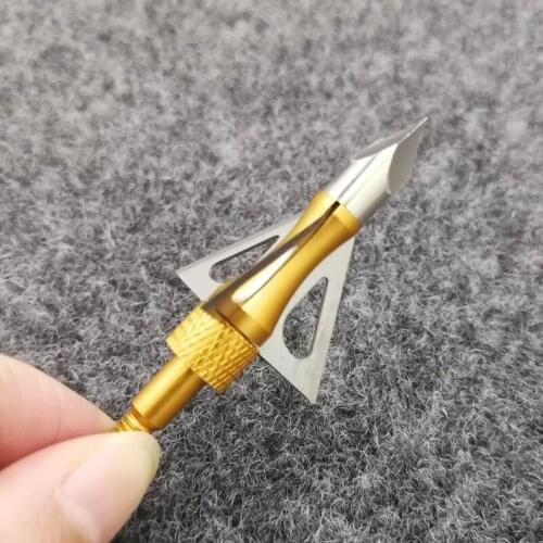 Archery 3 Blades Arrowhead Arrow Point Target Broadhead Arrow arrow And Crossbow Arrow Head Stainless Steel Hunting Accessories