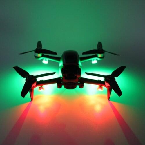 Universal Drone Flash Strobe Lamp Night Flying Flight Light For DJI FPV/Mavic Pro/Air 2/Mini 2 Spark Zoom 3M+Battery Accessories