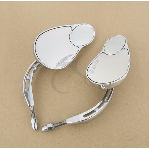 Universal 8mm Motorbike Cafe Racer Mirror For Harley Touring Road King Classic SOFTAIL DELUXE Motorcycle Accessories