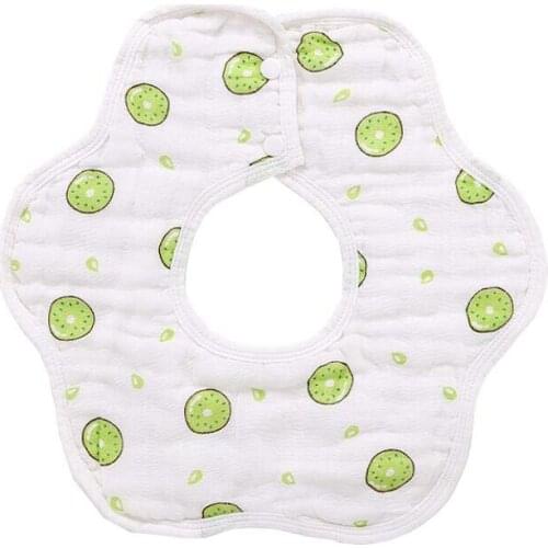 Eight-layer baby saliva towel bib newborn anti-spitting milk gauze bib baby cotton Feeding Saliva Towel Bibs Burp Cloths 3pcs/lo