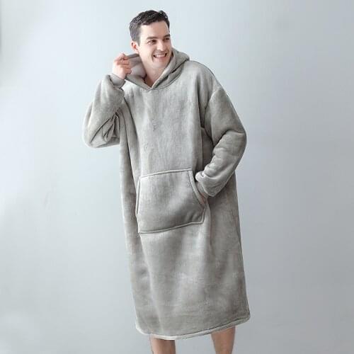 Women Bathrobe Winter Thicken Warm Flannel Bath Robe Long Plus Size Lovers Couples Night Dressing Gown Men Nightgown