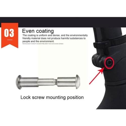 1Pcs Screw For Xiaomi MIJIA M365 Scooter Parts Folding Pothook Bolt Hinge Hardened Steel Bolt Repair Screw Lock Fixed Assem E2E4