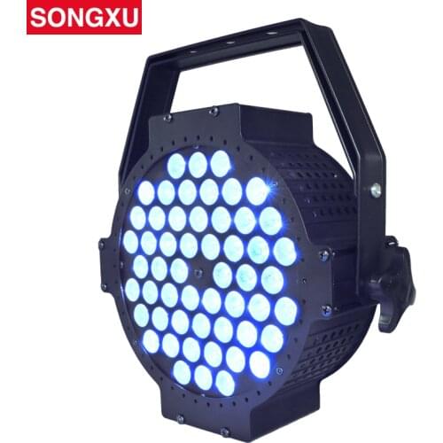 54x3W RGB Colorful 3IN1 7 DMX Channel Tricolor Flat Led Par Light 200W Power Slim Led Par Cans DMX Par/SX-PL5403B