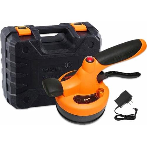 150W Tiling Tile Machine Tile Vibrator Suction Cup Portable Floor Vibrator Leveling Tool with LED Light 60X60cm