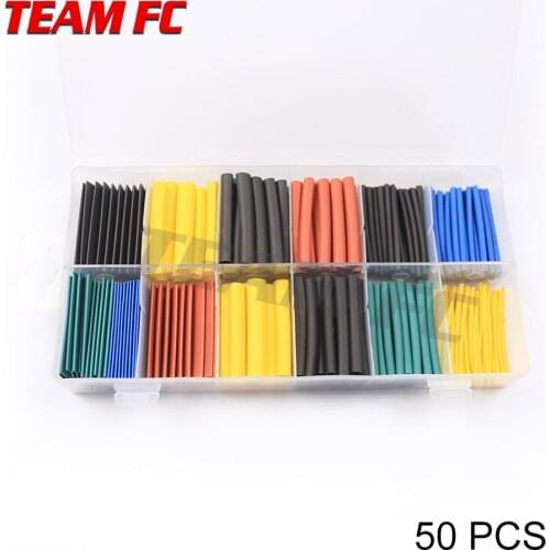 280 Pcs/set Multi-size Insulated Heat Shrink Tubing with Box for RC Crawler Car RC Model Motor ESC Soldering S280