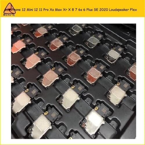 50Pcs Loud Speaker inner Part for iPhone 12 Mini 12 11 Pro Xs Max Xr X 8 7 6S 6 Plus SE2020 LoudSpeaker Sound Buzzer Ringer Flex