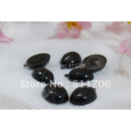 9*10mm Black Flat Plastic Toy eyes for Doll Decoration/500pcs