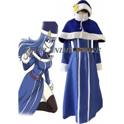 Anime Fairy Tail cosplay costume new version full set with hat