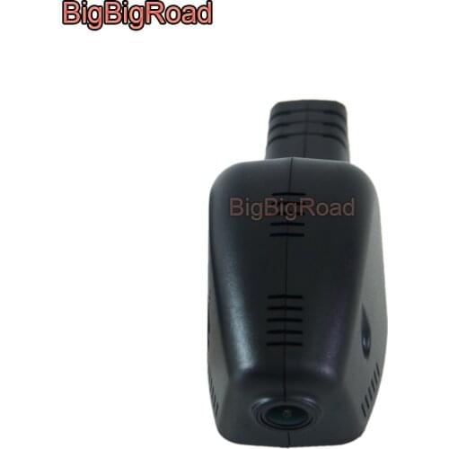 BigBigRoad Wifi Car DVR Dash Cam Camera Video Recorder FHD 1080P For Volkswagen T-Cross Sagitar CC For Skoda Kodiaq Kamiq GT
