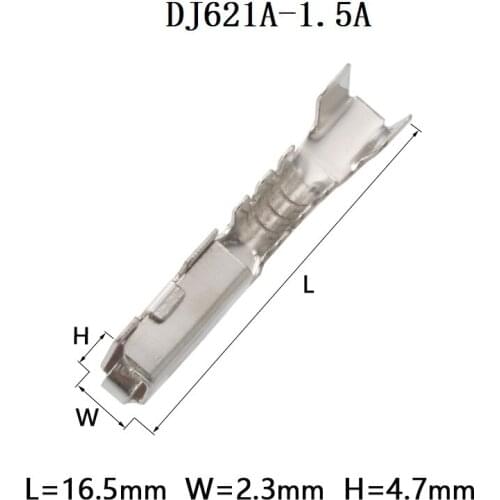Free shipping 2000 pcs 1.5 series auto female crimp terminal DJ621A-1.5A/DJ621A-1.5B for delphi connector