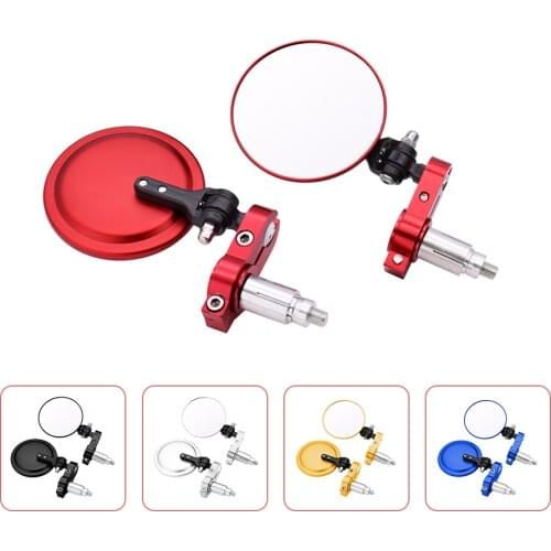 For Ducati 400 620 695 696 796 821 797 MONSTER S4/S4R Motorcycle Mirror 22/24mm Handle Bar End Rearview Side Mirrors five colors