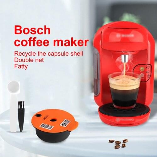 180/60ml Refillable Coffee Capsules for BOSCH-s Machine Tassimoo Reusable Coffee Pod Crema Maker Eco-Friendly Coffee Accessories