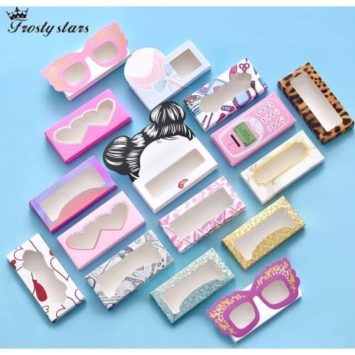 Lash Boxes Packaging Eyelash Packaging Lashes Box Cases Custom Logo Mink Lashes Pack Wholesale Eyelash Package Boxes Case