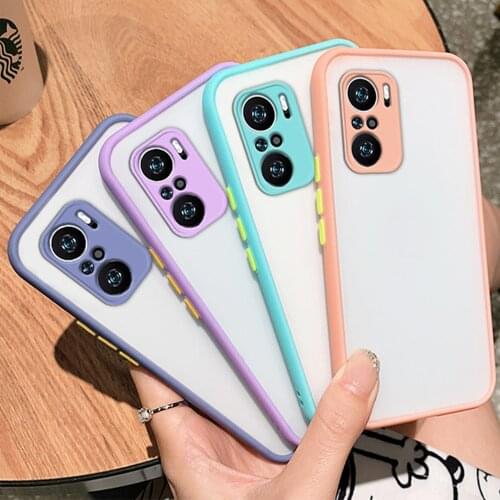 Matte Shockproof Case For Xiaomi Redmi Note10 Pro Max K40 Pro Mi11 Ultra Lite Pro POCO X3 Pro M3 NFC 11 10T M3 Couqe Fundas
