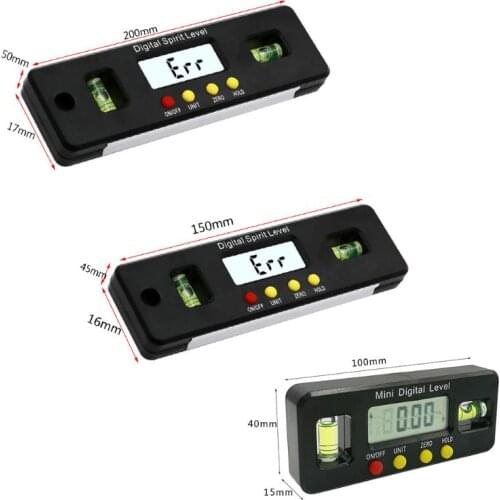 Mini Digital Protractor Angle Finder Inclinometer Electronic Level with Magnetic Premium New
