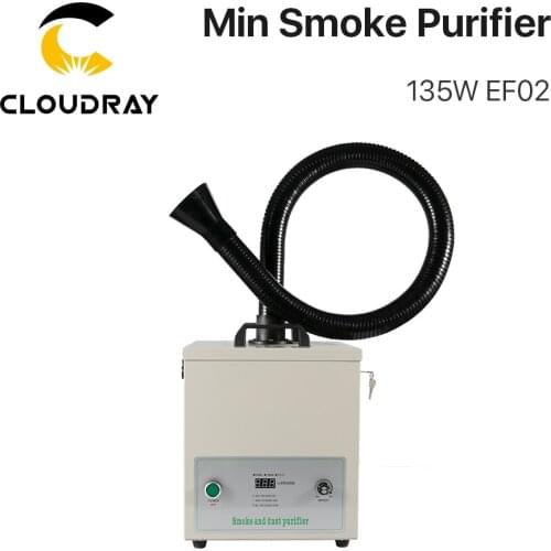 Cloudray Min Smoke Purifier 135W Laser Smoke Absorber Solder Pure Air Fume Extractor EF02 for Co2 Laser Engraving Machine