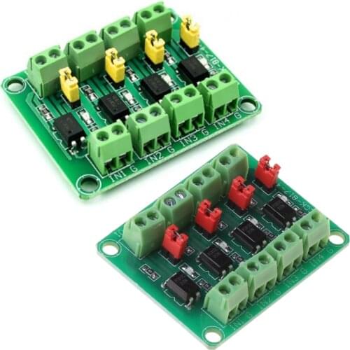 PC817 2Way/4Way Optocoupler Isolation Board Voltage Converter Adapter Module Driver Photoelectric Isolated Module