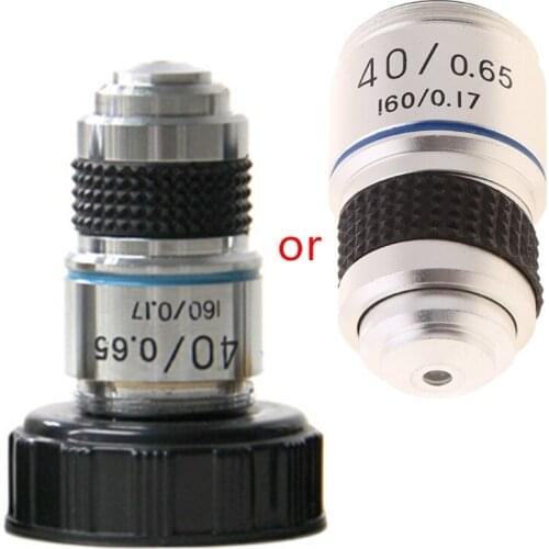 4X 10X 40X 100X High Quality Microscope Objective Lens Achromatic Objective Laboratory Biological Microscope parts T5UC