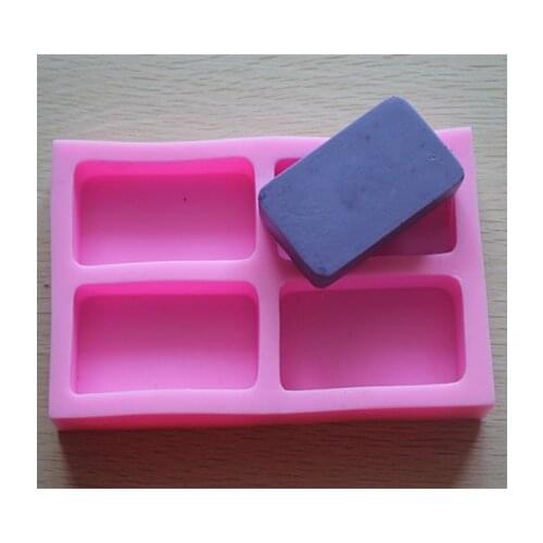 4the squares Art Silicone Soap mold Craft Molds DIY Handmade soap molds
