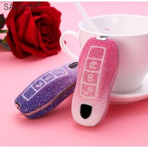 Car Key Fob Holder Cover Case For Porsche Cayenne 911 996 Panamera Macan Car Protection Car Accessories Styling