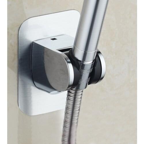 Bathroom Shower Head Holder Sticker Toilet Hand-Held Shower Head Nozzle Hose Seat Shower Mounting Brackets