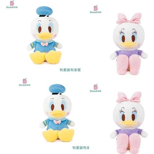 Disney Donald Duck Daisy Duck Plush dolls, childrens toys, birthday gifts, couple dolls, genuine fashion soft plush anime gifts